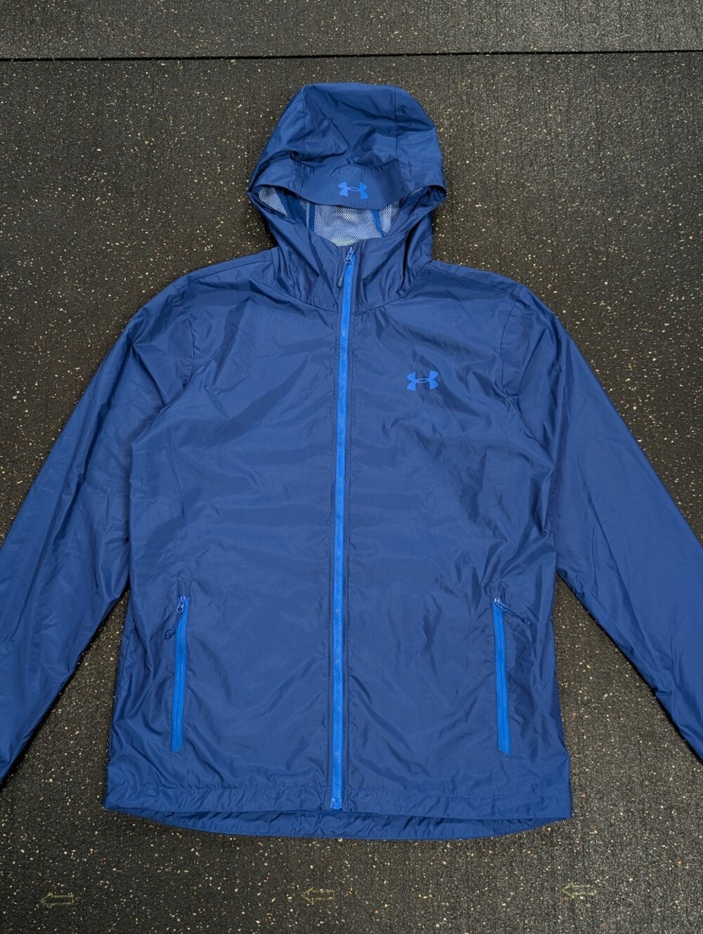 Under Armour UA Storm Forefront Rain Jacket Blue Size L